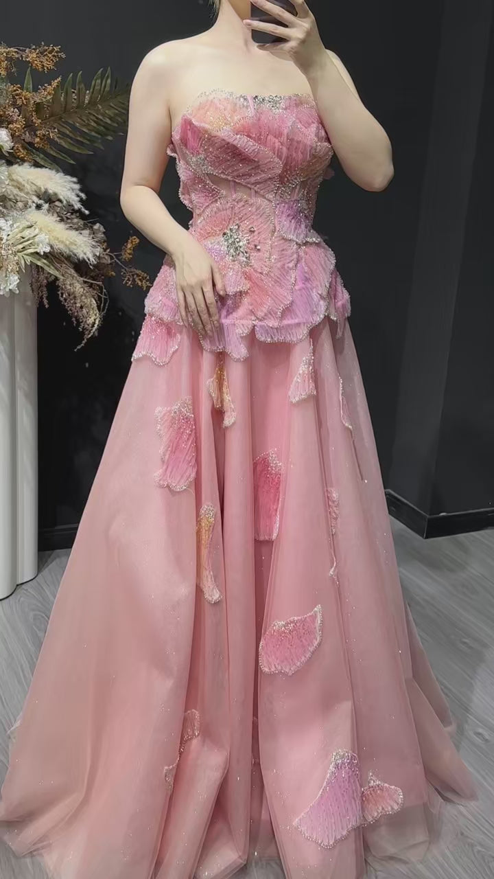 Enchanted Fairy Princess Gown | Luxury Pink Ball Gown