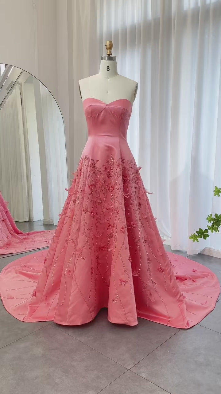 The Phoenix Gown | Floral Ball Gown Prom Dress