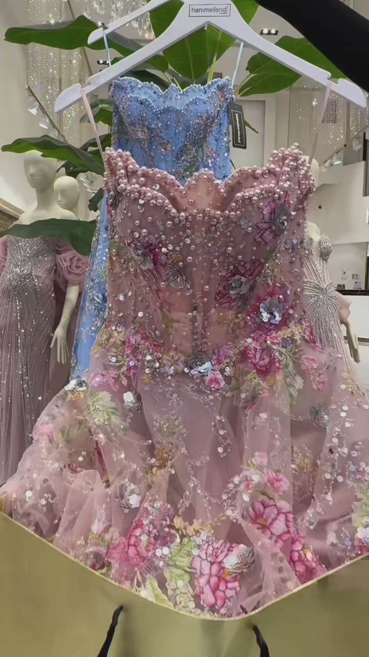 The Florielle Gown | Floral Princess Ball Gown