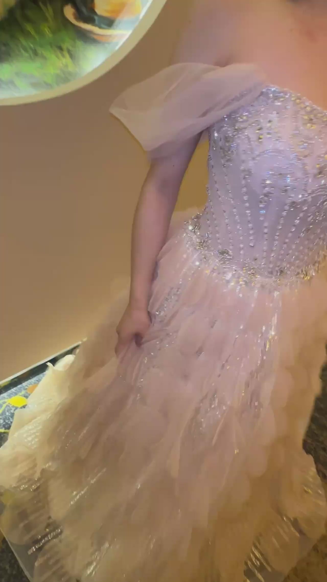 The Celeste Blush Gown | Pink Princess Prom Dress