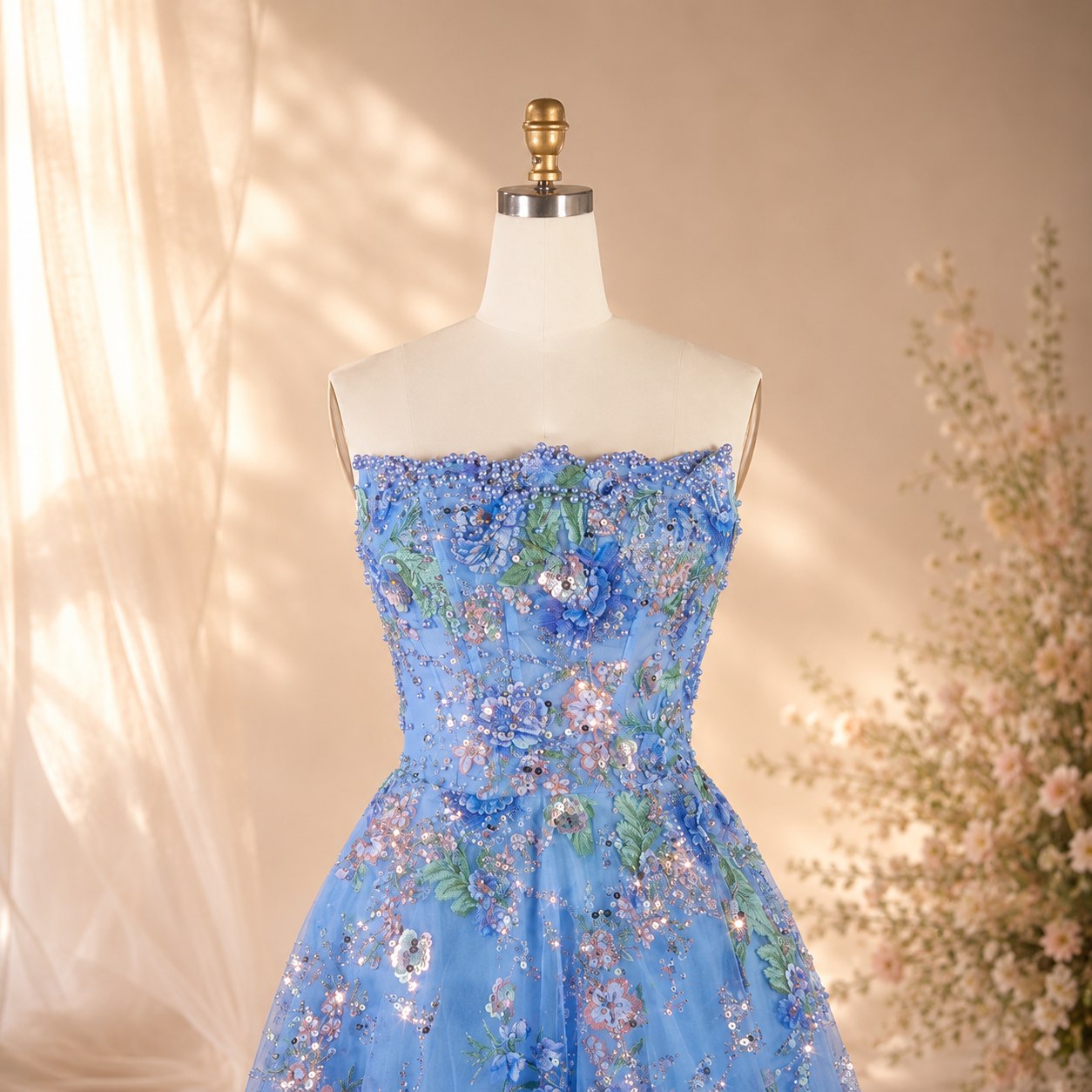 The Florielle Gown | Floral Princess Ball Gown