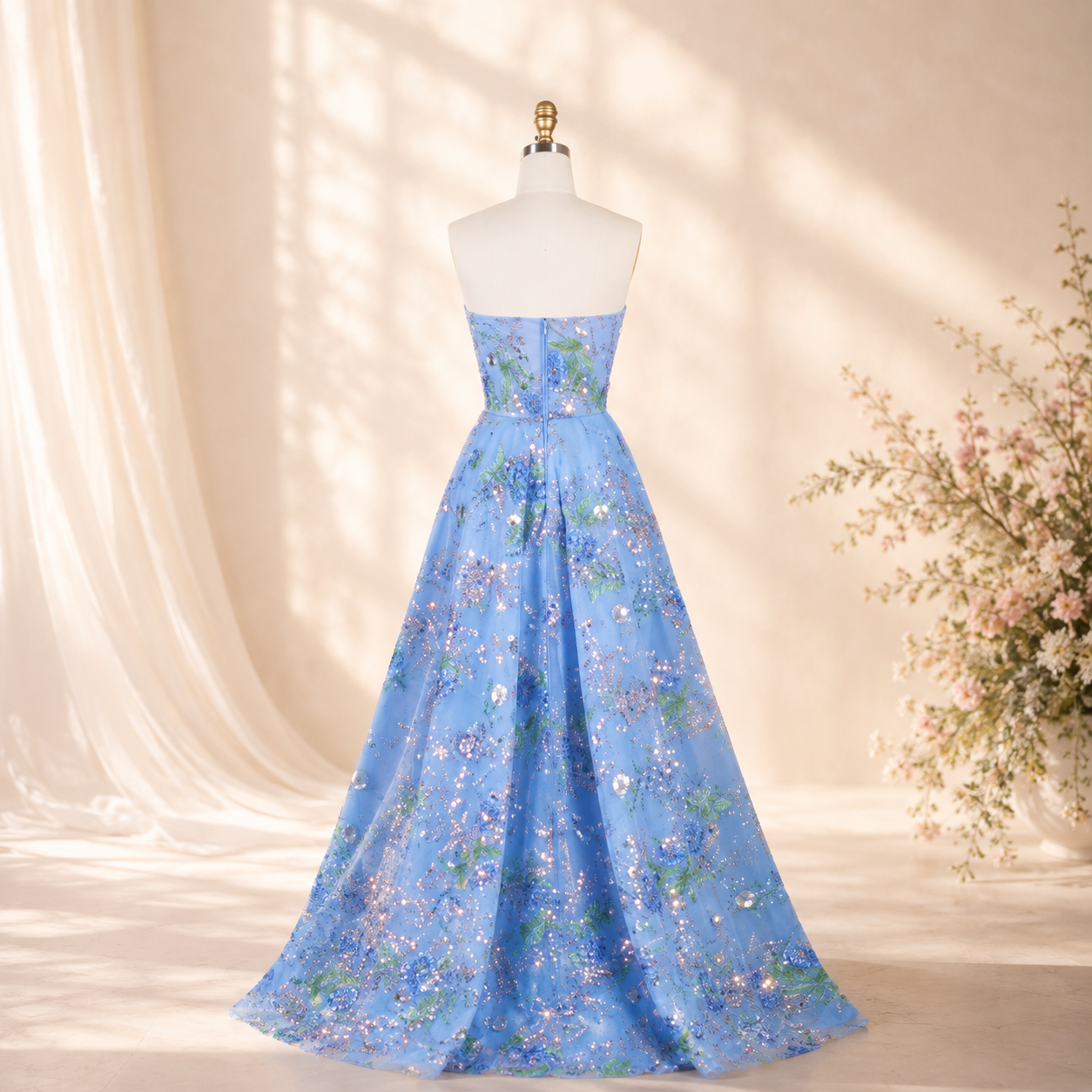 The Florielle Gown | Floral Princess Ball Gown
