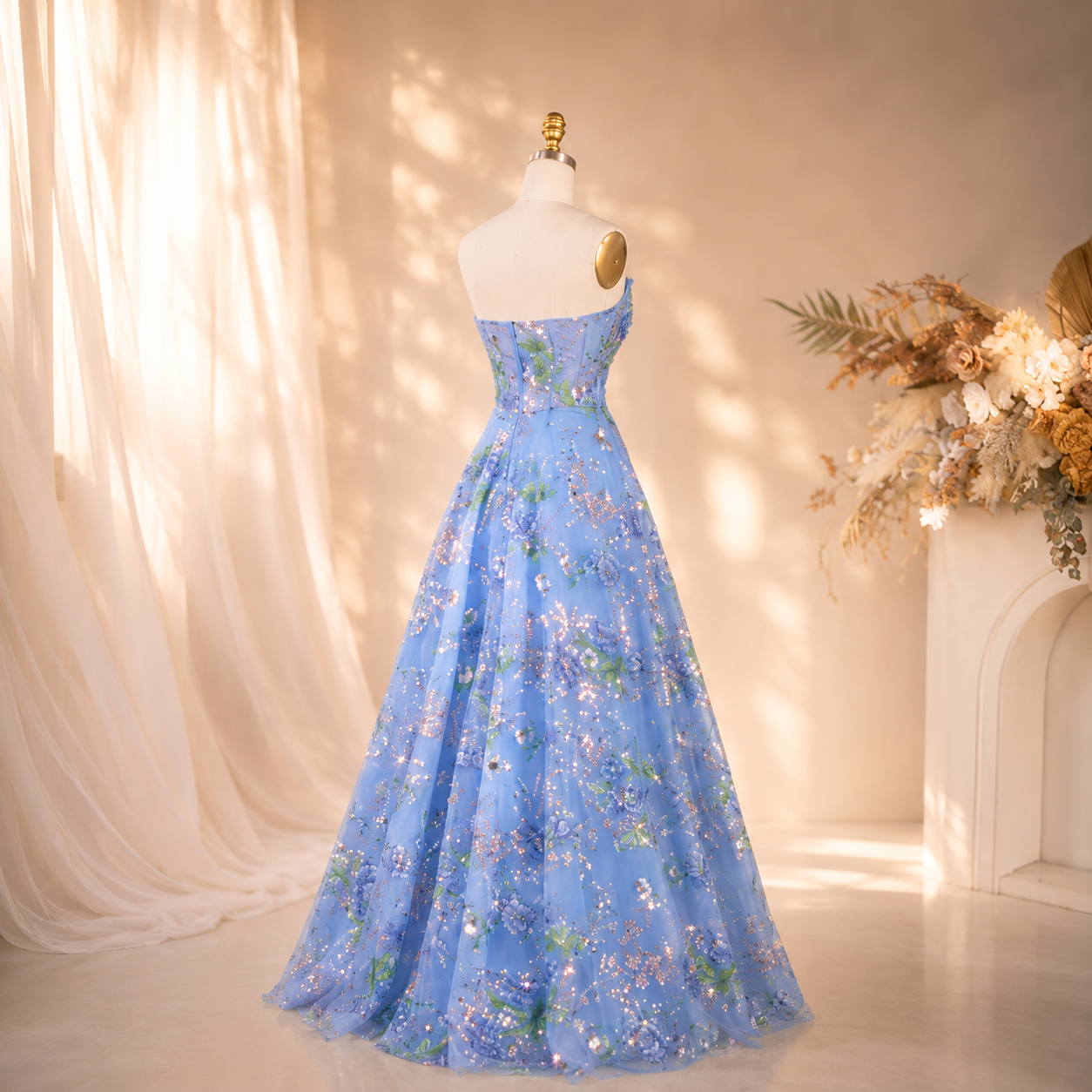 The Florielle Gown | Floral Princess Ball Gown