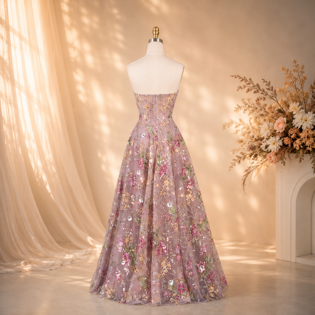 The Florielle Gown | Floral Princess Ball Gown
