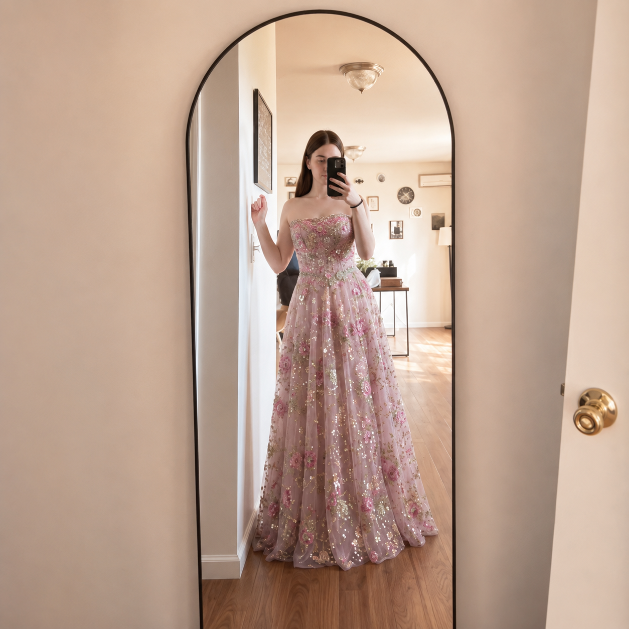 The Florielle Gown | Floral Princess Ball Gown